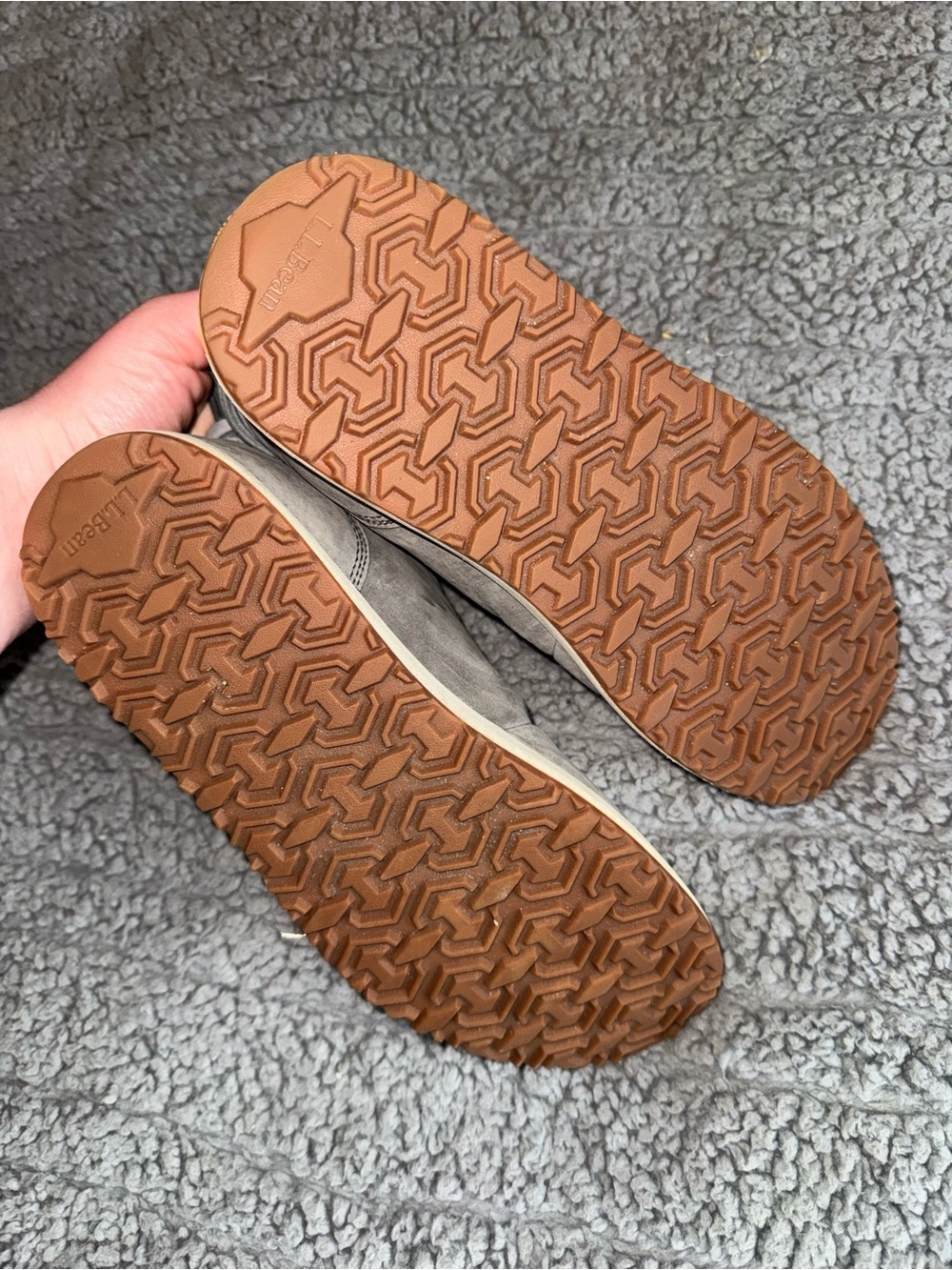 L.L. Bean Gray Women's Ankle Snow Booties - Picture 4 of 5